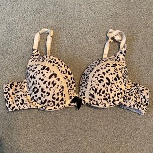 Lily of France Cheetah Print Push Up Bra